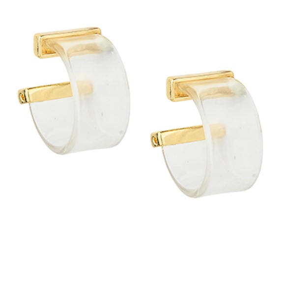 12mm Wide Hoops - Picture 1 of 2